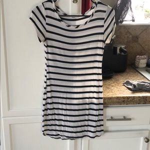 Striped T Shirt Dress